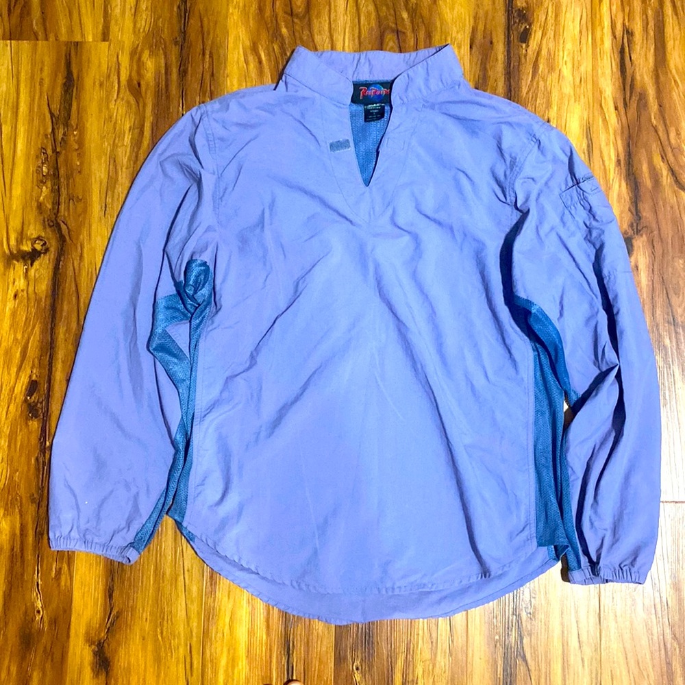 Sun protection wind breaker pull over jacket